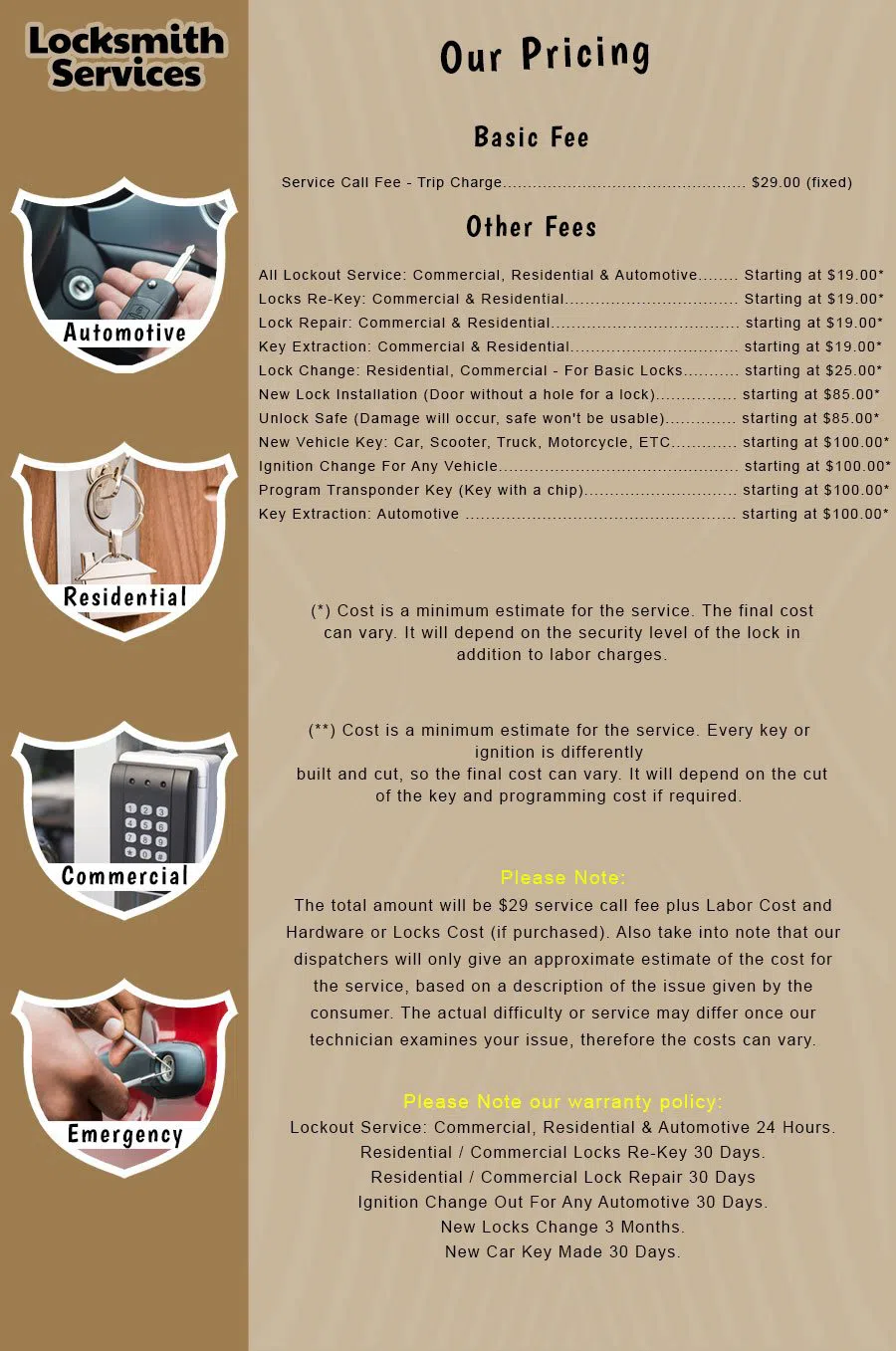 Elite Locksmith Services Columbus, OH 614-347-6542